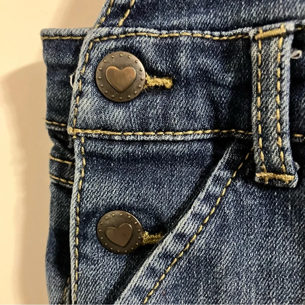 Wonder Nation Girls Denim Overalls Ruffle Details Adjustable Straps Sz‎ 4T